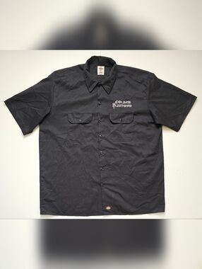 Count's Kustoms Dickies Button-Up Shirt Cross Las Vegas Black 2XL Danny Koker